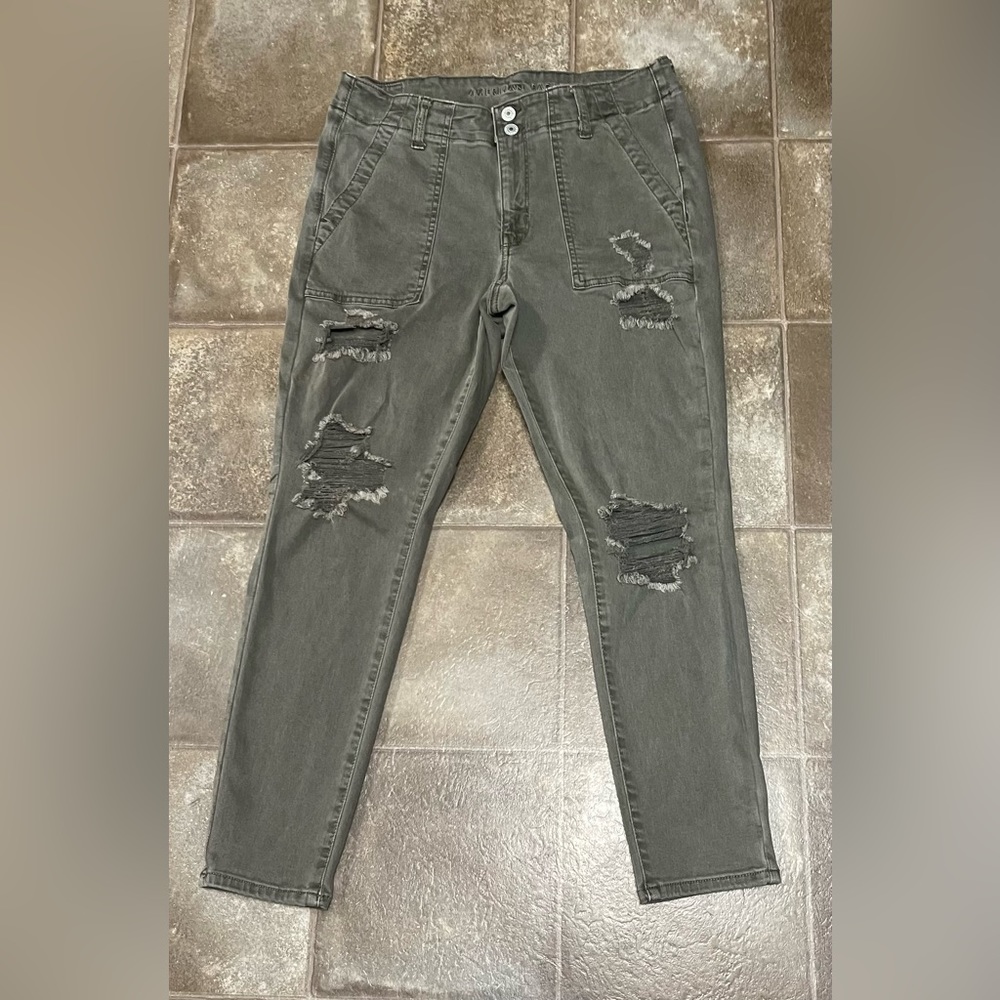 Olive green American Eagle Jeans